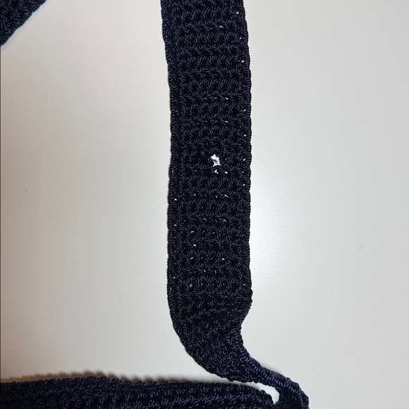 The Sak Navy Blue Crochet Shoulder Bag - Picture 6 of 7